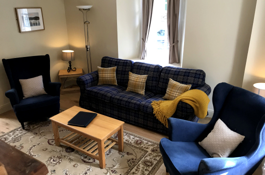 Gamekeepers Cottage, Loch Monzievaird Holiday Lodges, Crieff, Perthshire Lounge