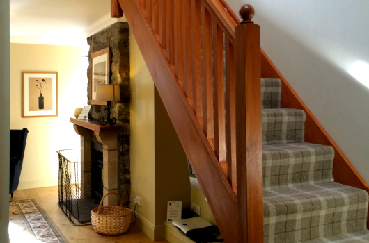 Gamekeepers Cottage, Loch Monzievaird Holiday Lodges, Crieff, Perthshire Stair