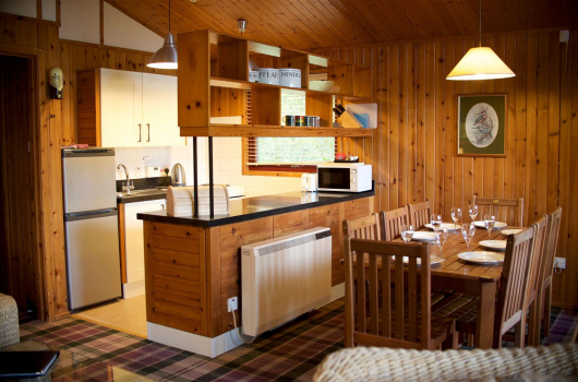 Maple, Loch Monzievaird Holiday Lodges, Crieff, Perthshire Kitchen