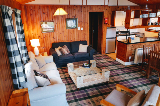 Maple, Loch Monzievaird Holiday Lodges, Crieff, Perthshire Lounge