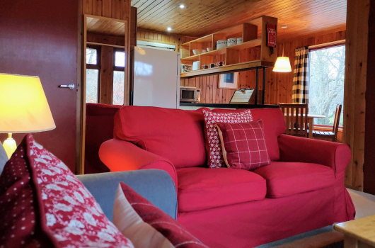 Pine, Loch Monzievaird Holiday Lodges, Crieff, Perthshire Lounge