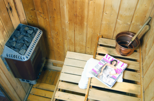 Pine, Loch Monzievaird Holiday Lodges, Crieff, Perthshire Sauna